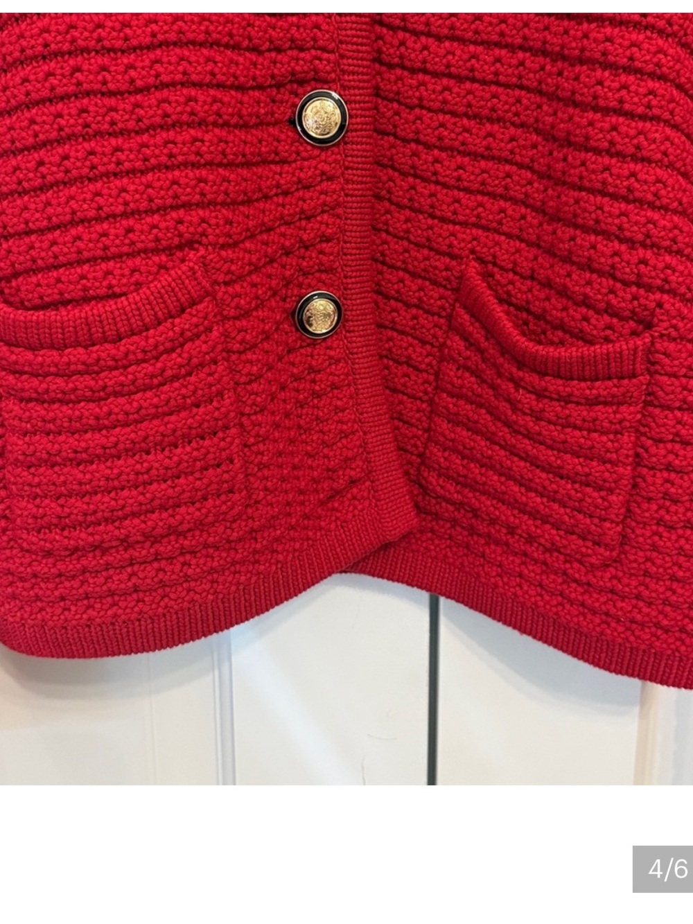 ba&sh Gaspard Knit Button Jacket - Picture 3 of 6